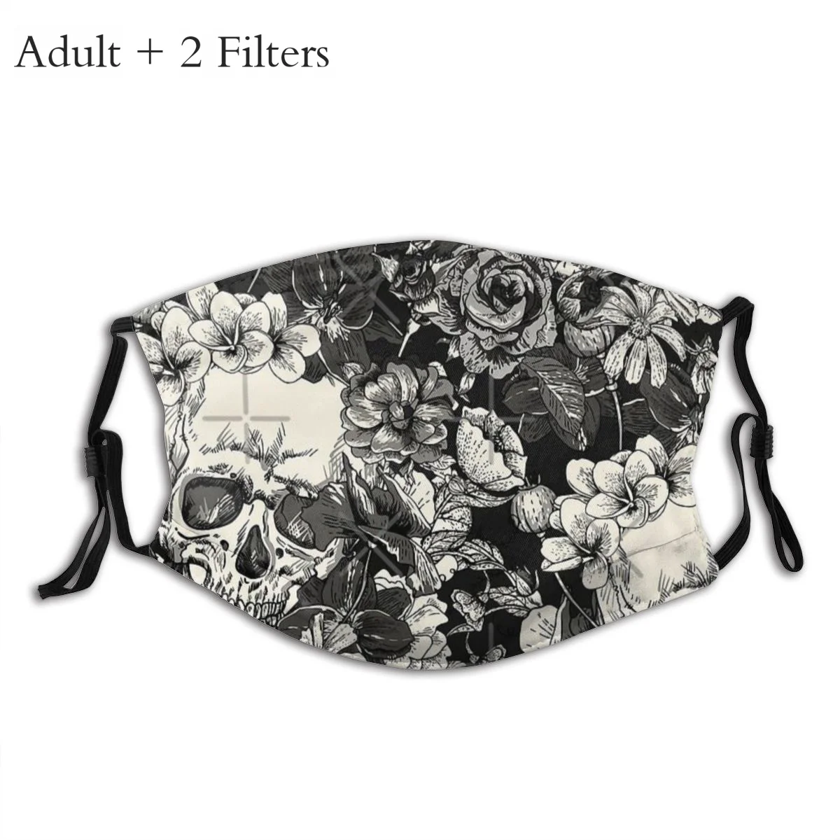 

Horror Skull Cloth Masks SKULLS Face Mask Mouth Cover With Filters Facial Protective