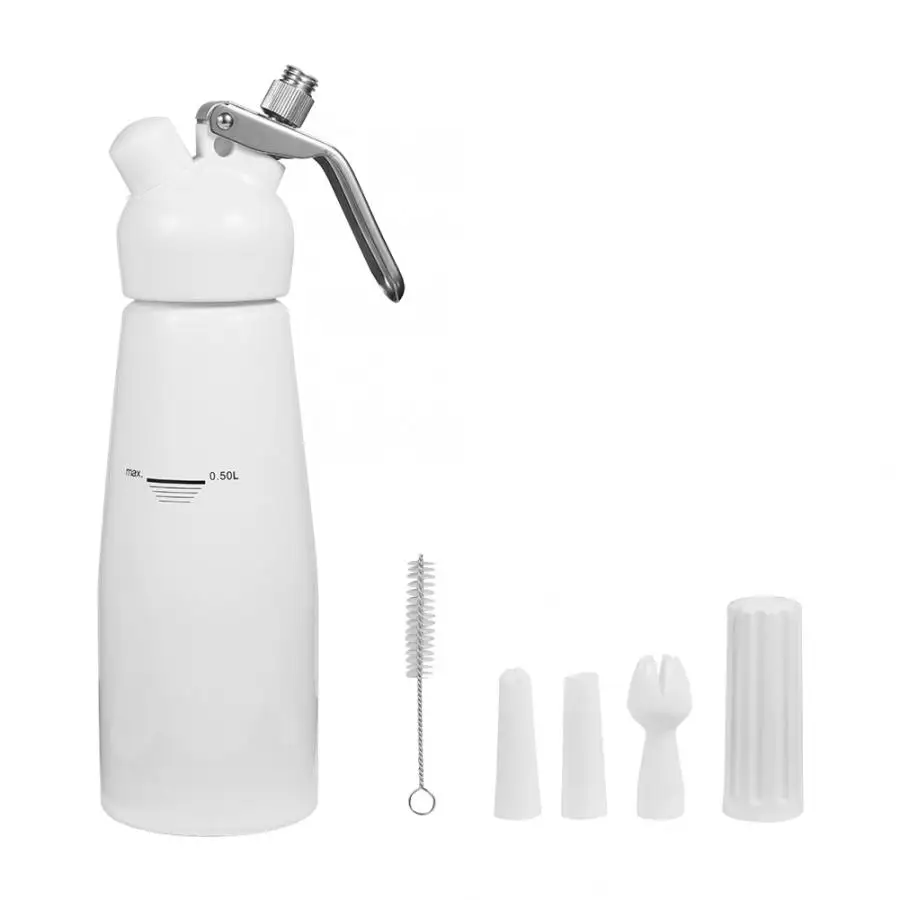 Спиенник для молока 500 мл алюминиевый десертный крем устройство вспенивания с 3