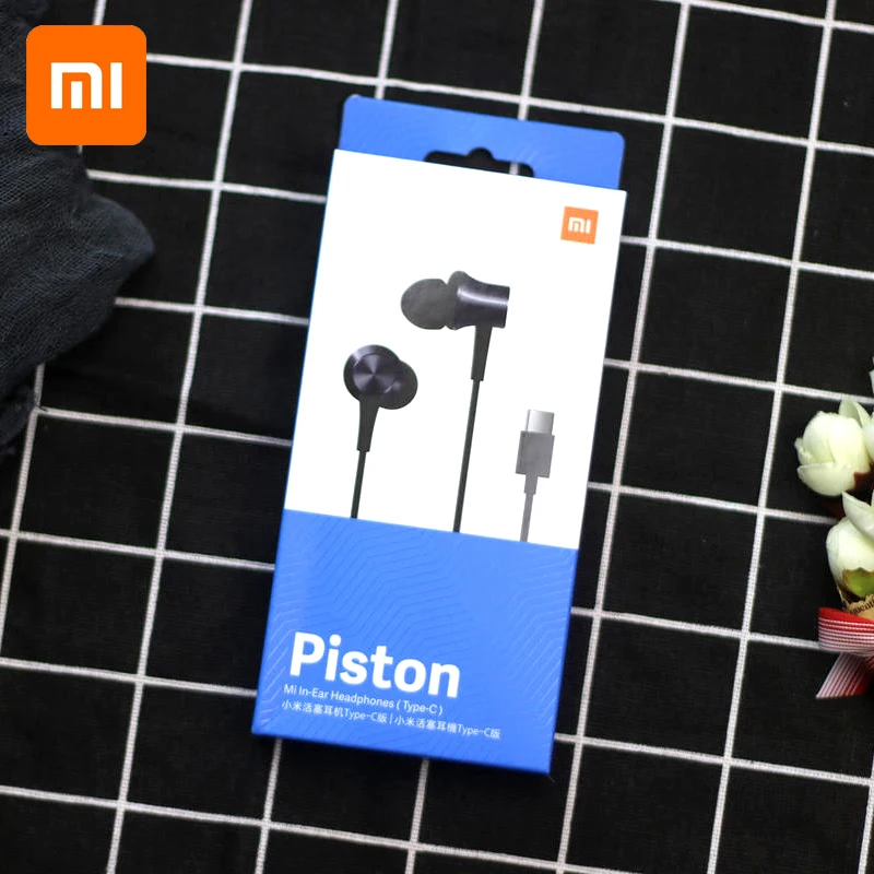 Новые оригинальные наушники Xiaomi Piston 3 type-C версии Наушники-вкладыши для samsung Xiaomi huawei usb type C наушники с микрофоном