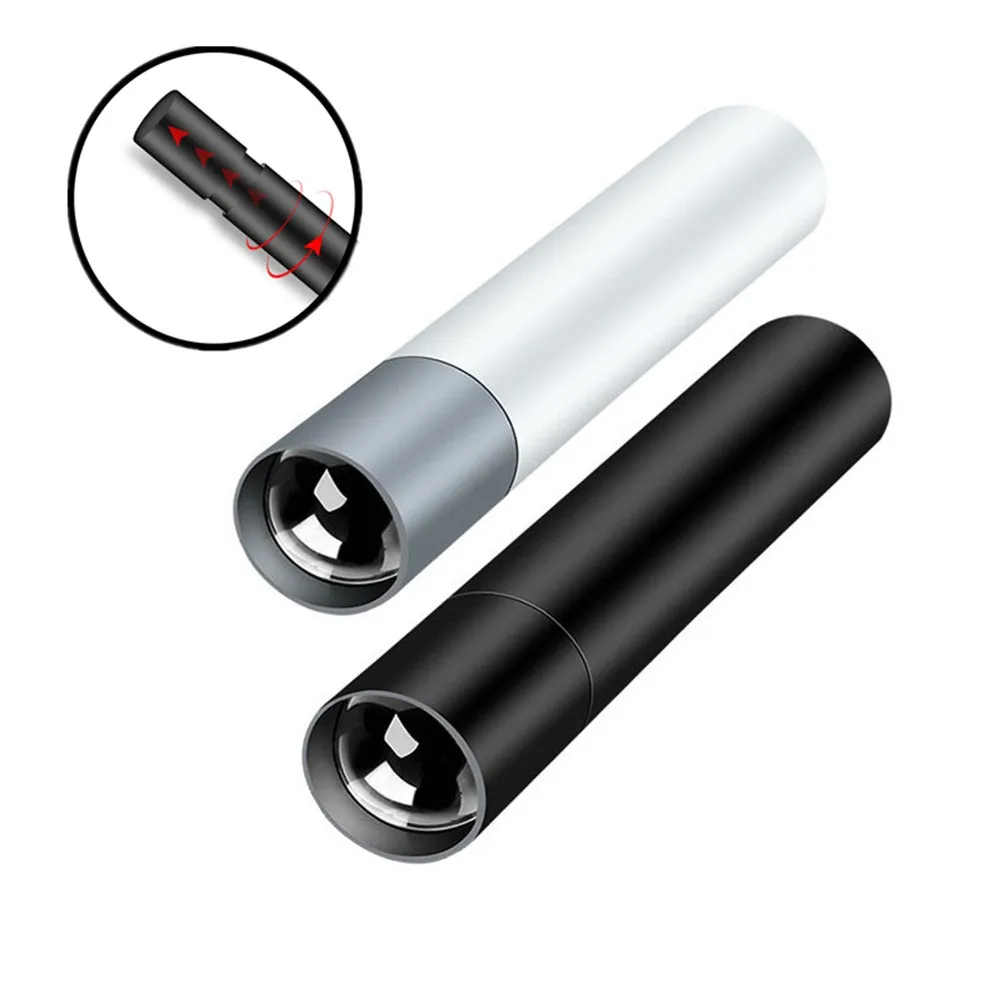 

Mini Portable LED Flashlight USB Rechargable Ultra Bright Torch 3 Switch Modes Waterproof Zoomable Bicycle Light Camping Lamp