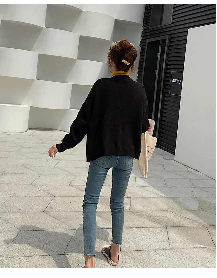 

Knitted cardigans spring autumn cardigan women casual long sleeve tops Sequins Stars Pearls beadings women sweater coats CC293