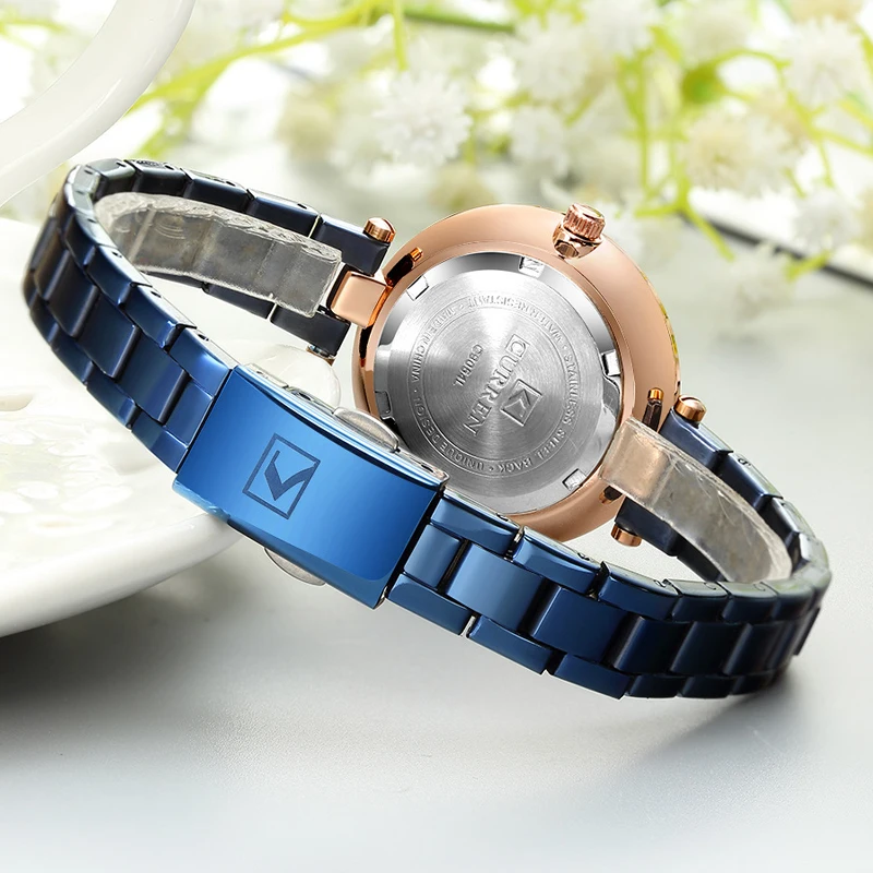 

CURREN Women Watches Rose Gold Quartz Bracelet Watch for Ladies Top Brand Luxury Women Wrist Watch Girl Clock Relogio Feminino