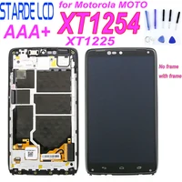 starde lcd for motorola droid turbo xt1254 lcd display screen with touch and frame for moto maxx screen xt1225 lcd display