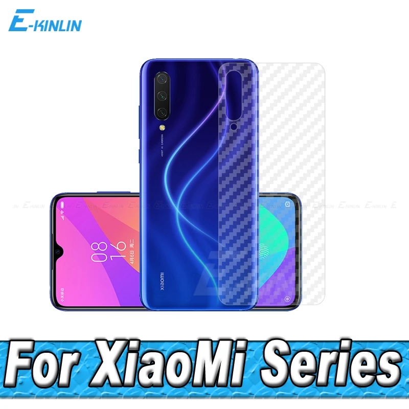 5 шт. 3D защита для задней панели из углеродного волокна Xiaomi Mi CC9e CC9 Pro 5C 5X 6 6X Note 3