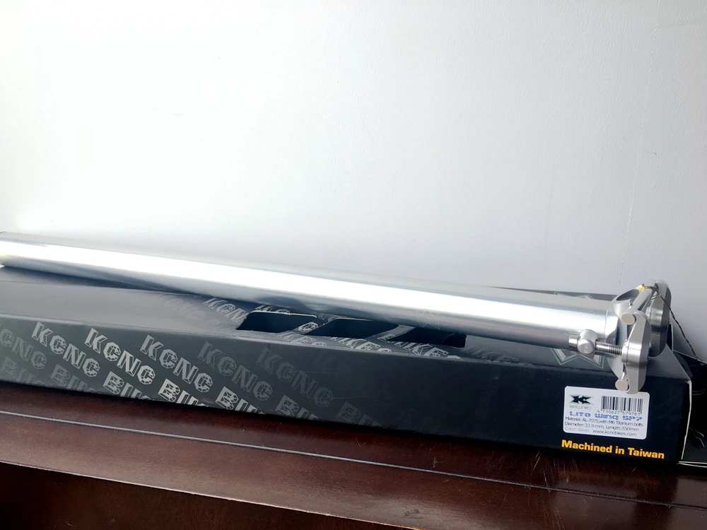 

KCNC LITE WING 7000 33,9*550 мм Длинный велосипедный Подседельный штырь складной велосипедный Подседельный штырь M6 титановые болты 274 г светильник