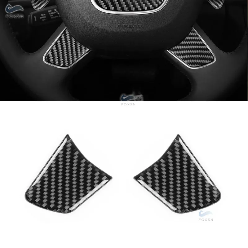 Для Audi A6 C7 A6L 2012 2013 2014 2015 2016 отделка панели рулевого колеса из углеродного волокна |