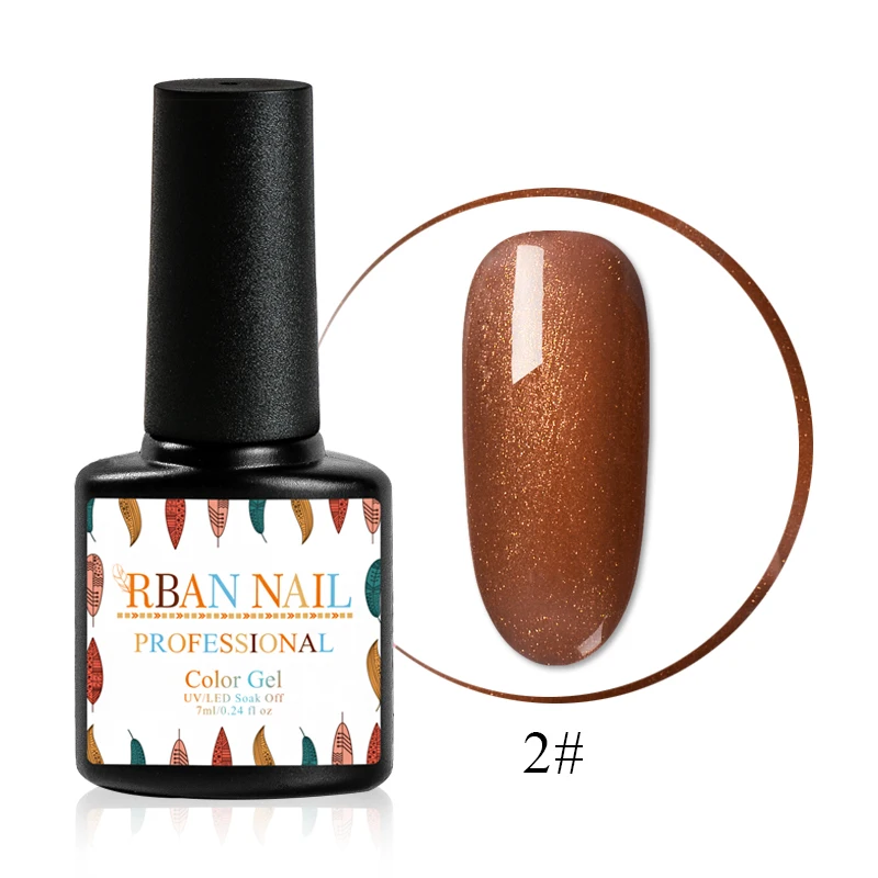 RBAN NAIL Naked Коричневая серия Гель-лак для ногтей 7 мл отмачиваемый осенний зимний лак для ногтей Полупостоянный лак для ногтей УФ-гель - Цвет: HHK3938