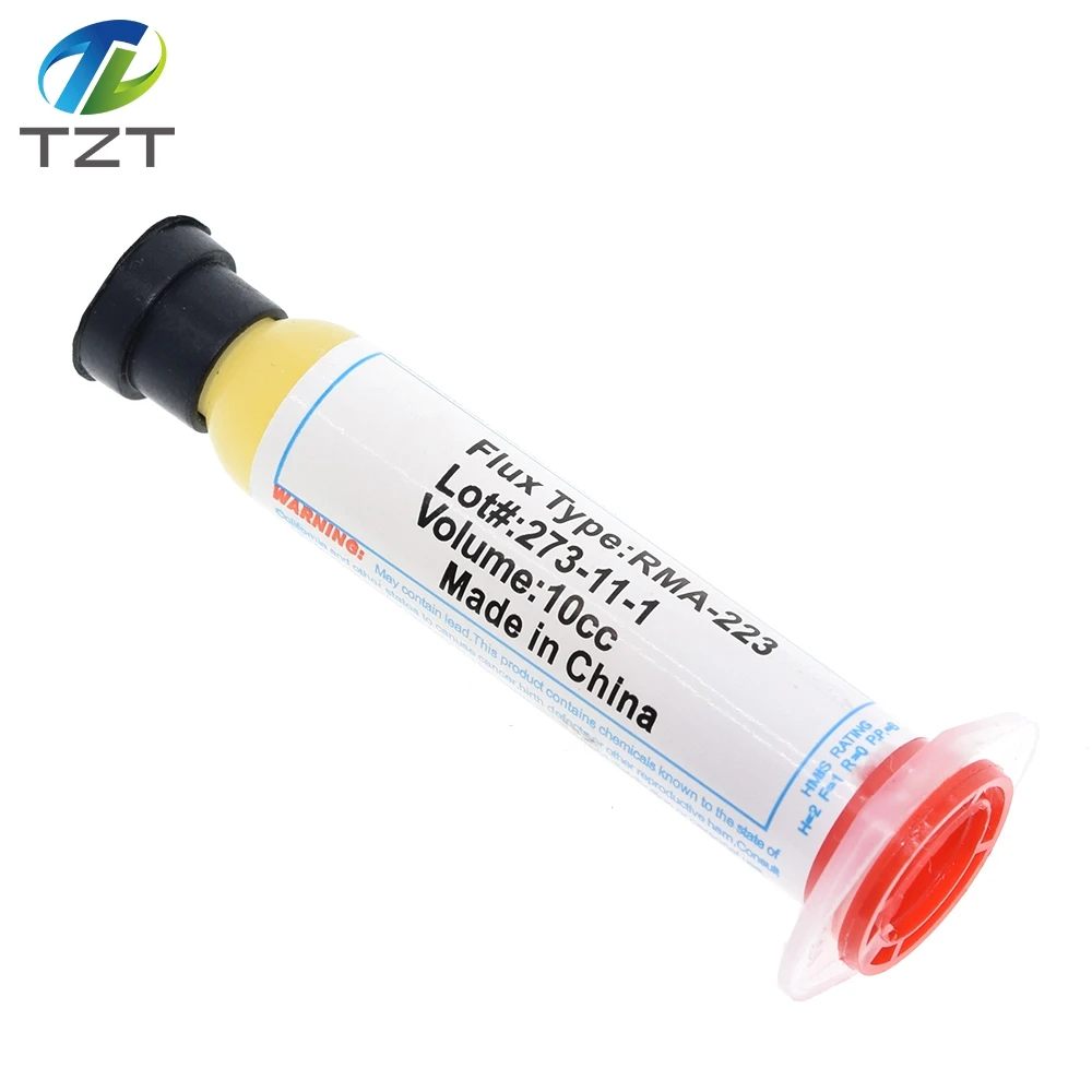 Завеса иглы в форме 10cc RMA 223 PCB PGA BGA SMD с мягким наконечником шприц флюс паяльной