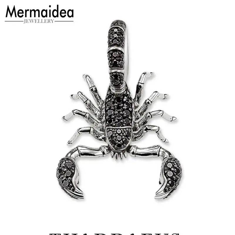 Кулон скорпион черный 2020 совершенно новые модные ювелирные изделия стильная