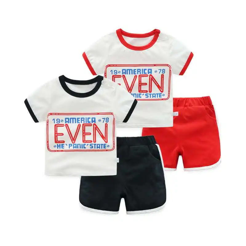 2 шт. хлопковая Футболка с круглым вырезом и коротким рукавом| |