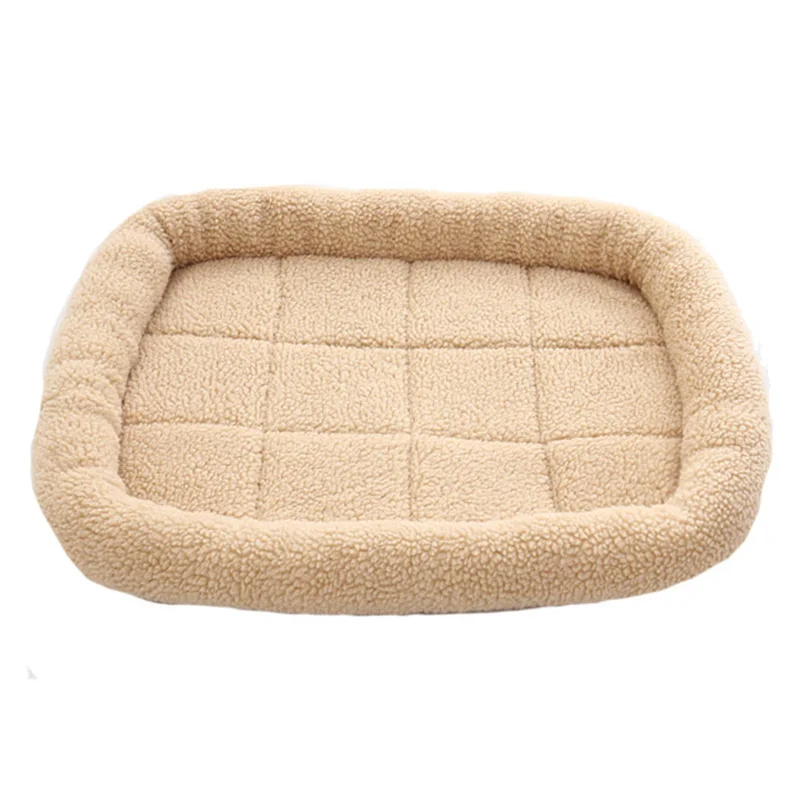 Собачья кровать теплый мягкий коврик для питомца нескользящий Прочный моющийся