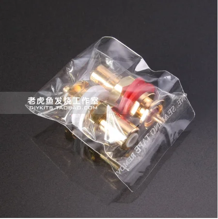 

1 pair Original American brand CMC 816u oxygen-free copper gold-plated audio RCA lotus socket