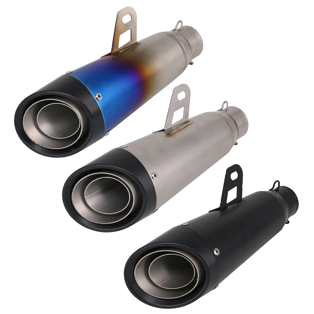 Универсальный мотоциклетный глушитель выхлопной трубы 51 мм с дБ убийцей