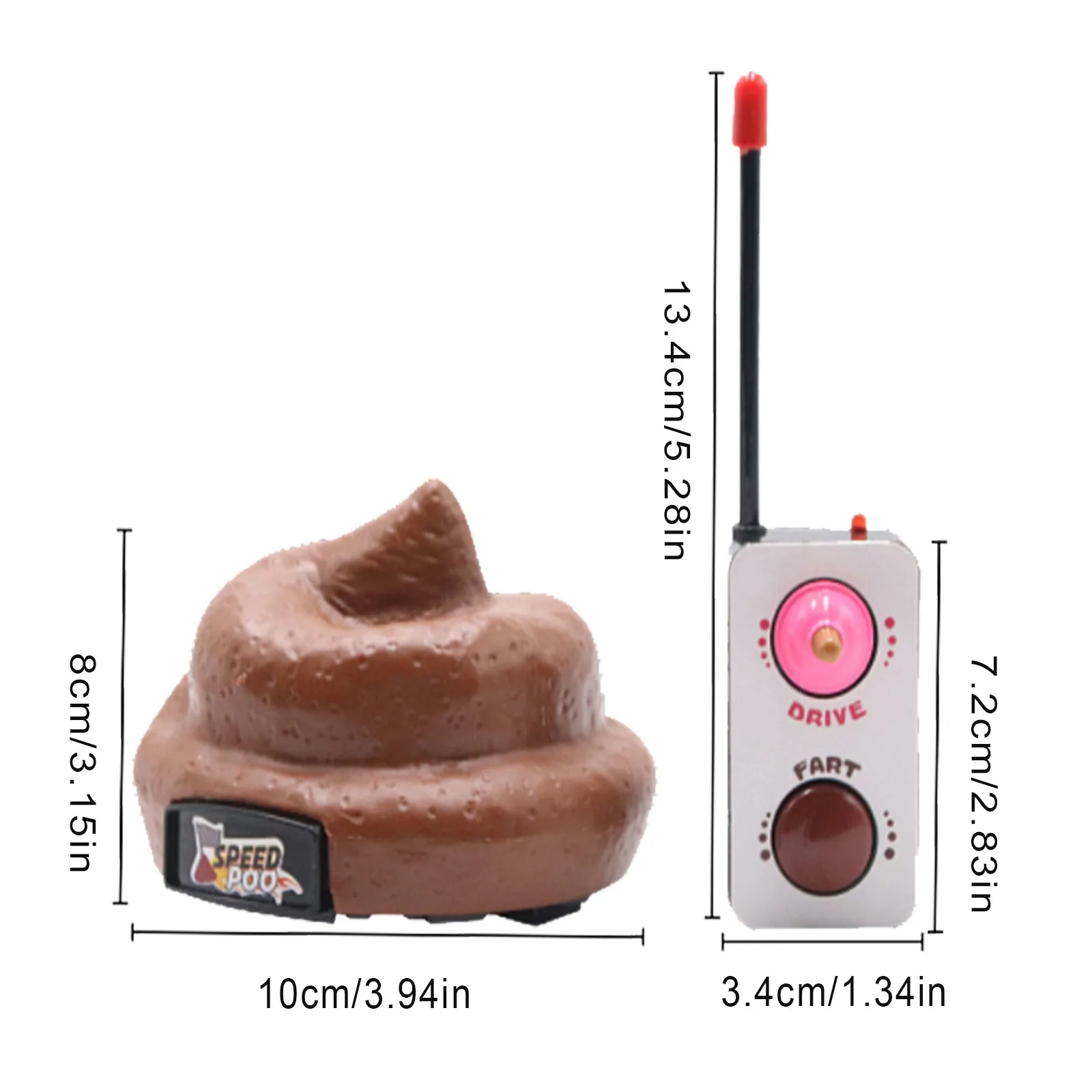 

Fancy Remote-controlled Poop Toy Speed Poo Christmas Gift Toy Poop Remote Control Car And Spin Funny Toy #2021