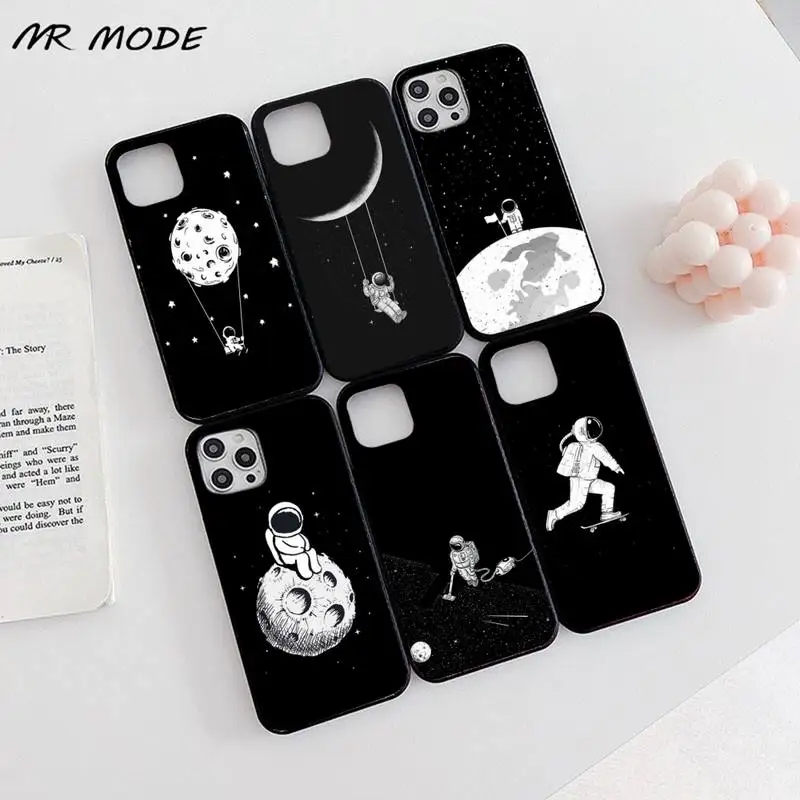 

astronaut Phone Case for iPhone 12 11 mini pro XS MAX 8 7 6 6S Plus X 5S SE 2020 XR