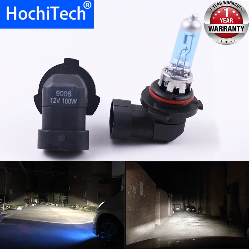 Автомобильные фары супер яркие галогенные лампы 1 шт. 9006 HB4 12V 6000K прозрачные Противотуманные фары 3000лм 100 Вт 55 Вт ксеноновые Темно-синие дальнего света