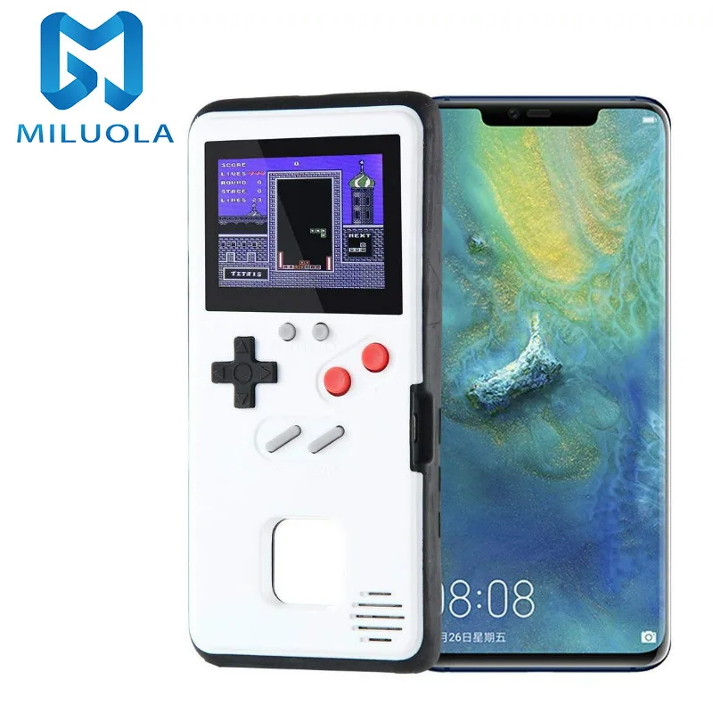 Цветной дисплей Caseboy 36 классических игр чехол для телефона Huawei P20 P30 Pro Mate 20 Nova 3 Gameboy