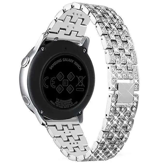 Браслет из нержавеющей стали с бриллиантами для смарт-часов Garmin CAME 2 Vivoactive 4s 3