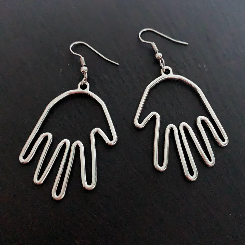 Новые европейские и американские эстетические индивидуальные серьги простые