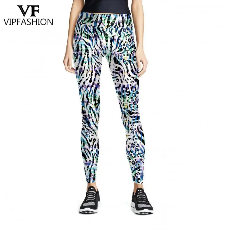 

VIP FASHION Summer Leopard Print Trousers Fitness High Waist Running Leggings Workout slim Leggings Push Up Pants Drop Shipping