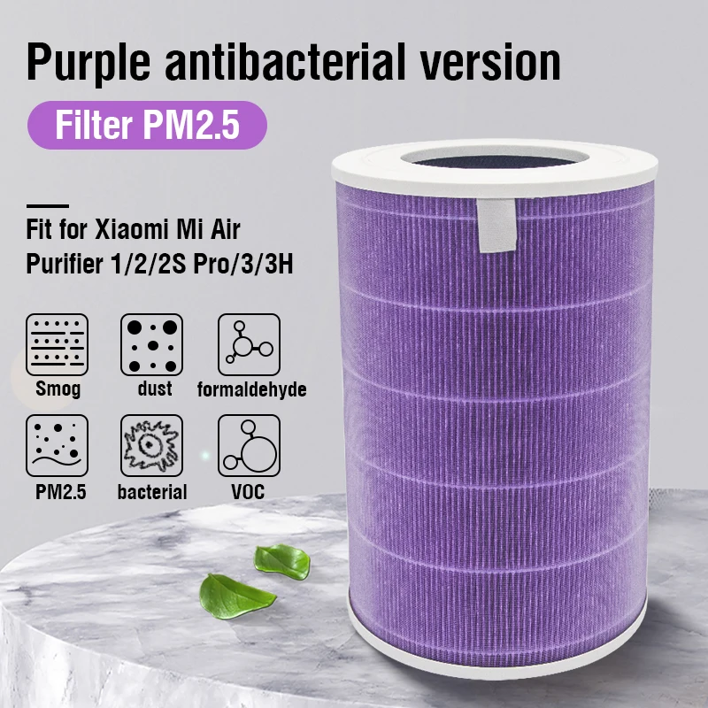 Фильтр Hepa PM2.5 Xiaomi для очистителя воздуха 2 2C 2H 2S 3 3C 3H Pro фильтр с активированным