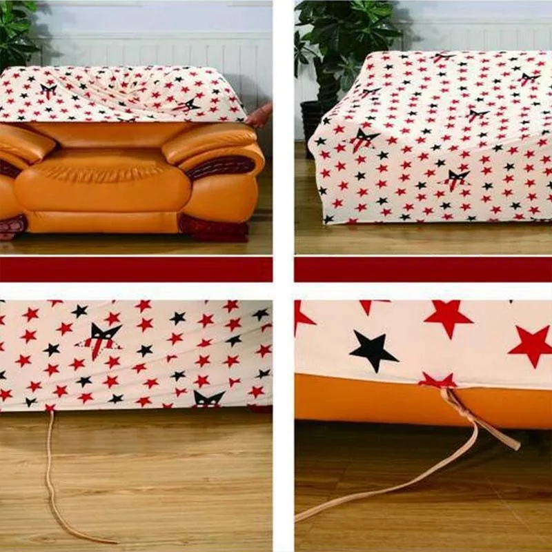 Растягивающийся диван многоцветный чехол эластичное покрытие нескользящий