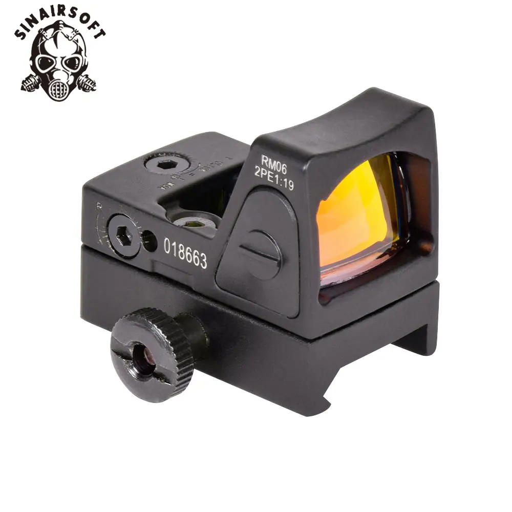 SINAIRSOFT мини RMR Red Dot прицел Тактический Регулируемый для страйкбола охоты | Спорт и