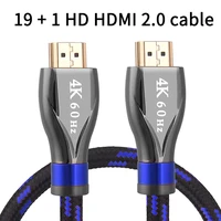 191 core hdmi compatible 2 0 cable 4k for ps4 apple tv 4k splitter switch box extender 60hz video cabo audio cable hd305