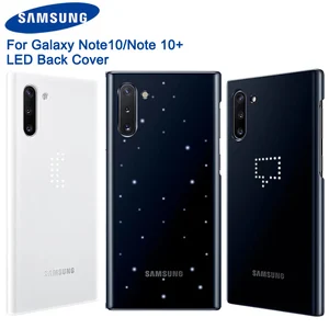 original samsung led cover for samsung galaxy note10 note 10 plus note10 5g emotional led lighting effect free global shipping