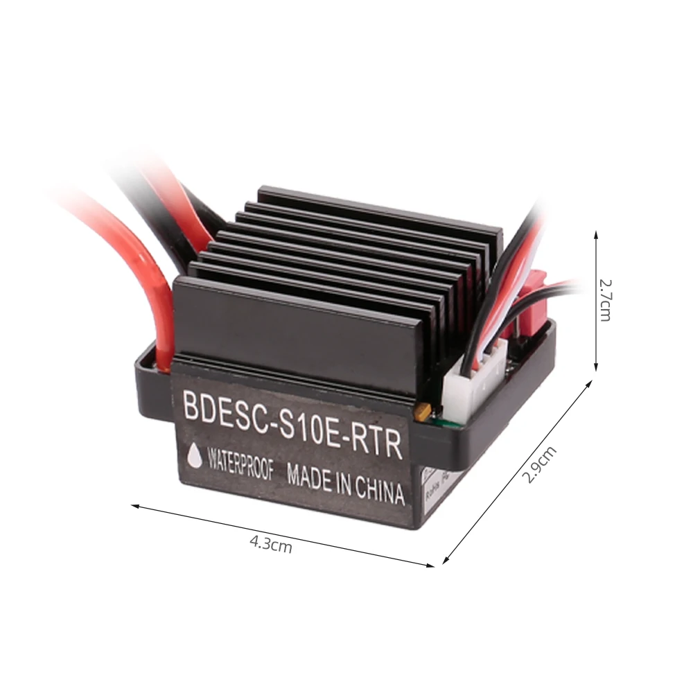 320A 2-3S RC матовый регулятор скорости ESC с 5 В/2 а BEC для масштаба 1:10 Car/Boat - купить по
