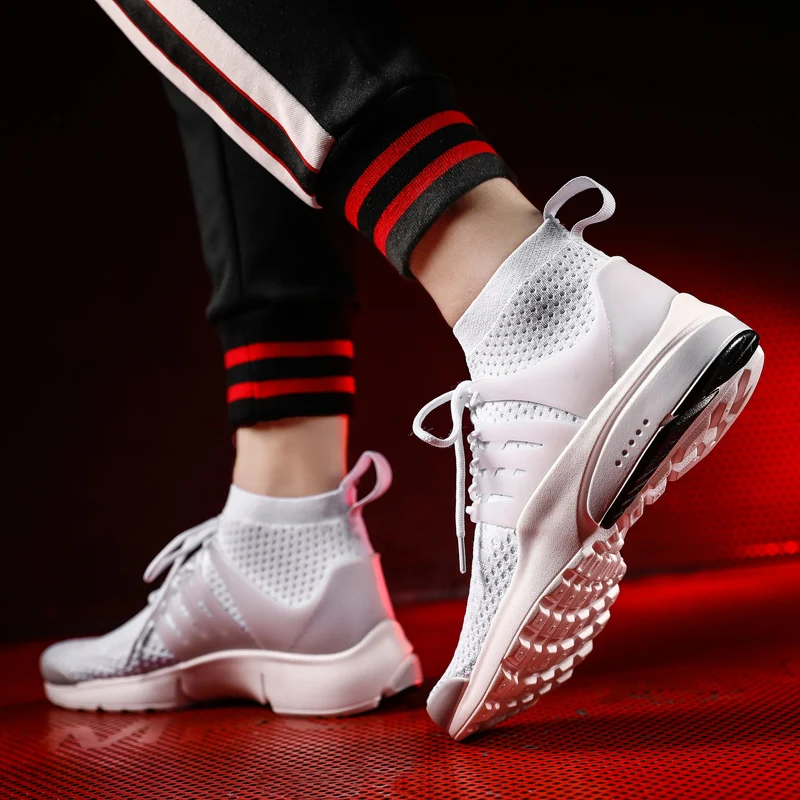 

Мужские сетчатые кроссовки, черные повседневные кроссовки для мужчин, высокие кеды, повседневная кожаная обувь, распродажа, 2020