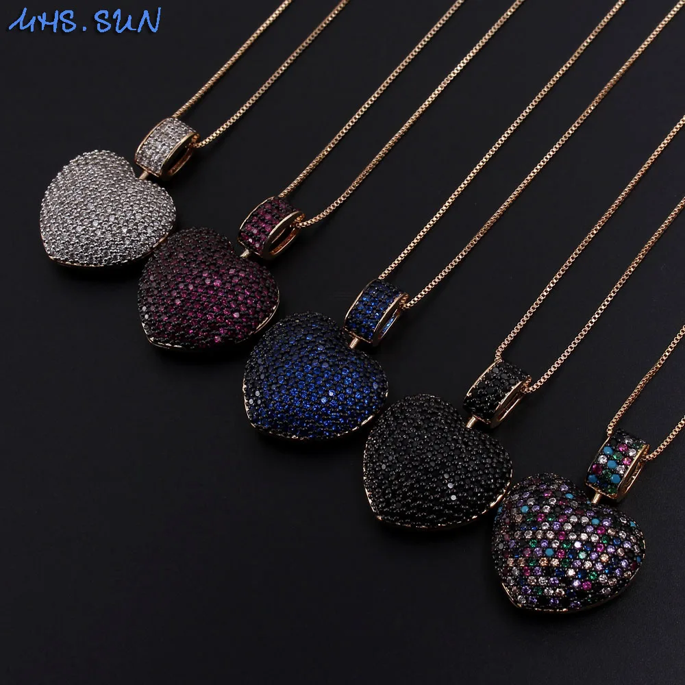 MHS.SUN Роскошное дизайнерское ожерелье с подвеской в виде искусственного сердца