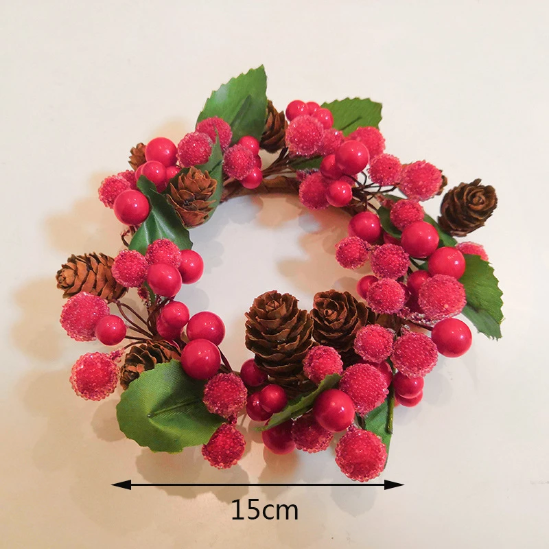 15/20/30 см ручной работы венки гирлянды Рождественское украшение с канвой дают вам