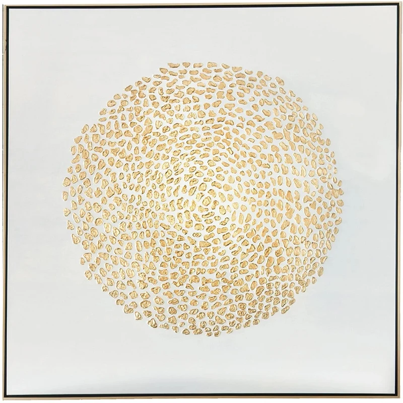 Kopen Grote Canvas Art Abstract Schilderen Wall Art Canvas Schilderij Moderne Kunst Minimalistische Kunst Woonkamer Decor Wit En Goud Contoured