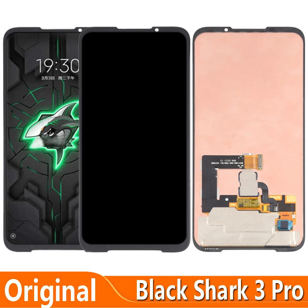 Pantalla LCD AMOLED Original para Black Shark 3 Pro 3Pro, montaje de digitalizador con pantalla t&aacute;ctil, 90HZ, MBU-A0, SHARK MBU-H0-0