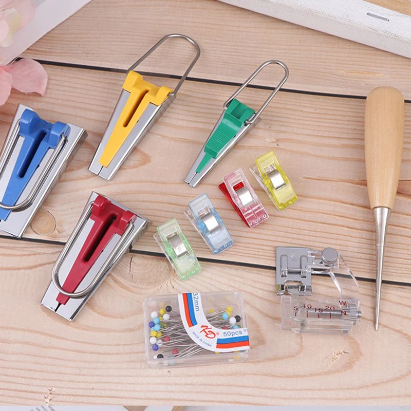 1 Набор прочный швейный инструмент новый набор для обвязки ткани зажим ног | Дом и