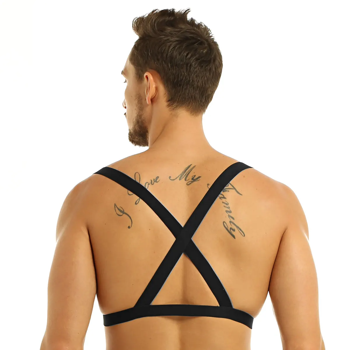 Мужское нижнее белье без рукавов прозрачные сетчатые экзотические танки Клубная