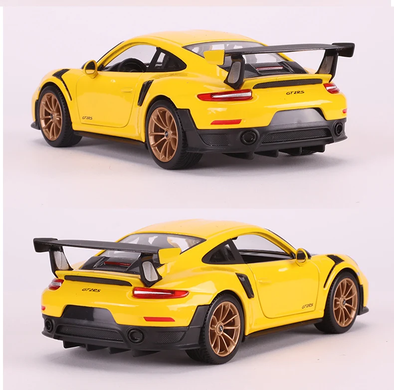 Maisto, 1/24, 1:24,, Porsche, 911, GTS, RS, суперкар, спортивный гоночный автомобиль, литая под давлением, модель, игрушка для детей, для мальчиков и девочек