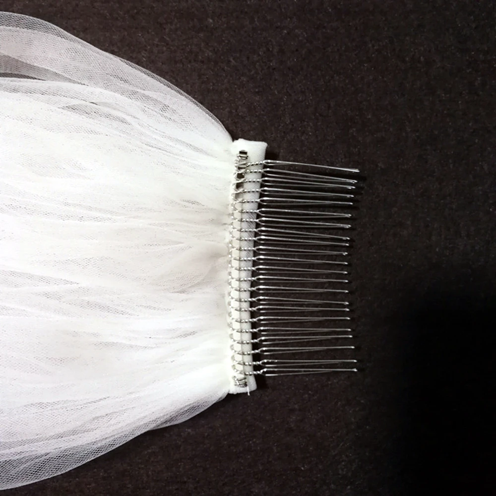 

3 Meter Cathedral Wedding Veils Long Lace Edge Bridal Veil with Comb Wedding Accessories Bride Mantilla Wedding Veil