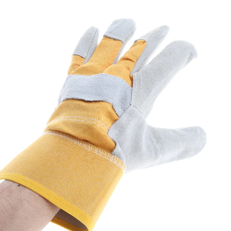 

1Pair Work Protective Gloves Thick Safety Labour Factory Repair Wear-Resistant