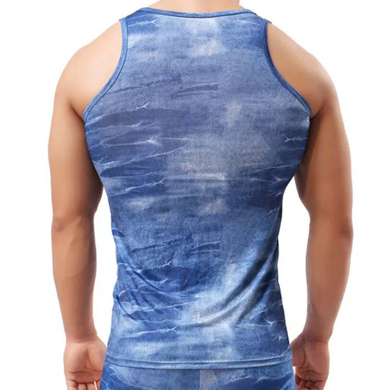 Модный бренд Star из искусственной кожи мужской сексуальный фитнес топ на