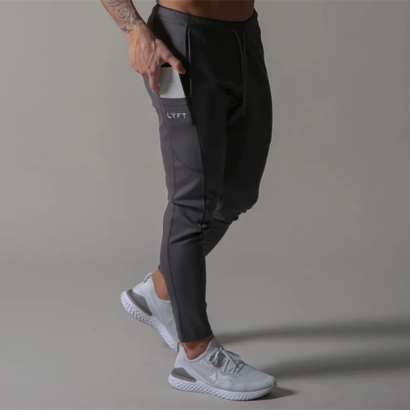 

2021New Jogging Pants Men Sport Sweatpants Running Joggers Cotton Trackpants Slim Fit Pants Bodybuilding Trouser