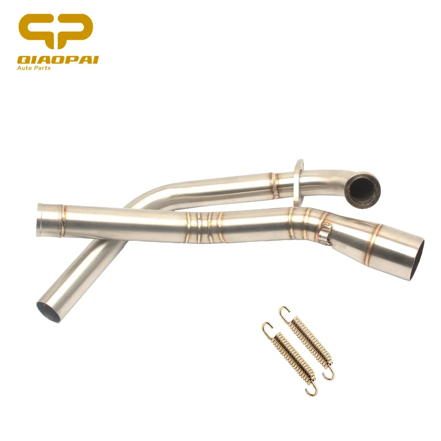 

Motorcycle Exhaust pipe Adapter Link Pipe Middle tube Slip on FOR Yamaha R15 R 15 2008 2009 2010 2011 -2015 2016 Accessories