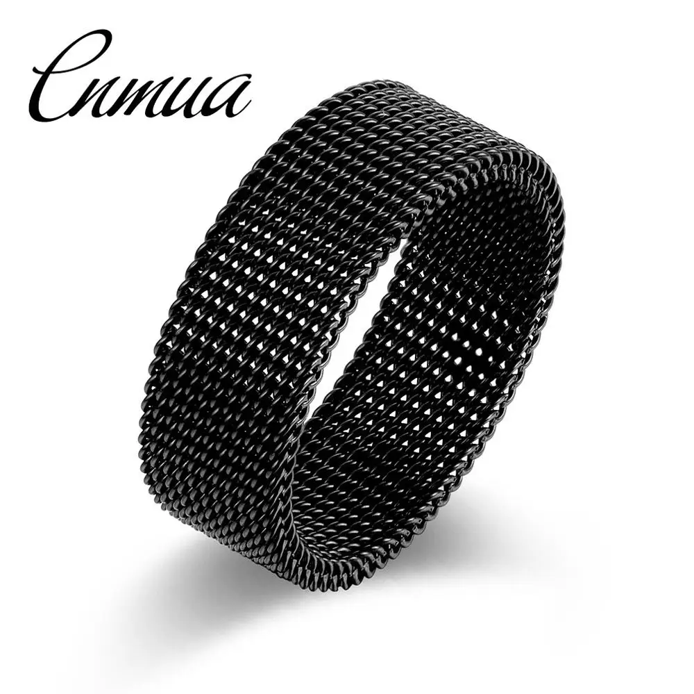 2019 высокое качество титановая сталь плетеное эластичное кольцо IP покрытие