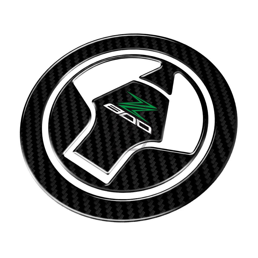 

For Kawasaki Z800 ZR800 2013-2016 3D Carbon-look Motorcycle Tank Pad Fuel Gas Cap Protector