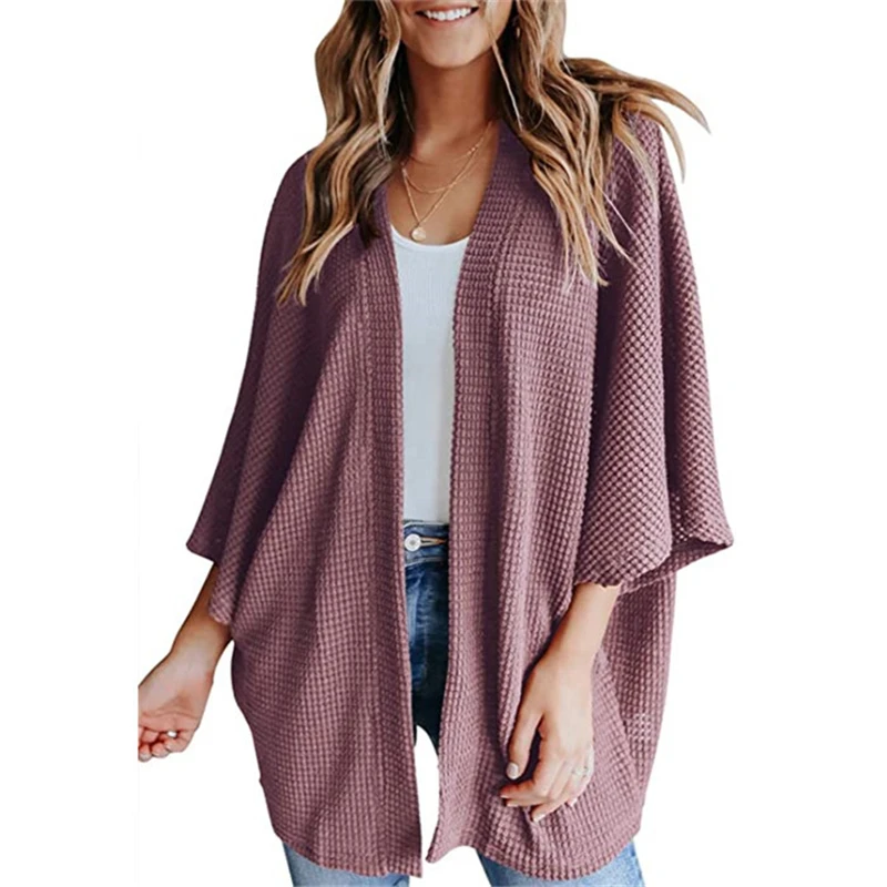 

2021 Autumn Winter Cardigan Women Trending Clothes Casual Solid Oversized Knitted Sweater Jacket Loose Coat Female Tops Jumpers