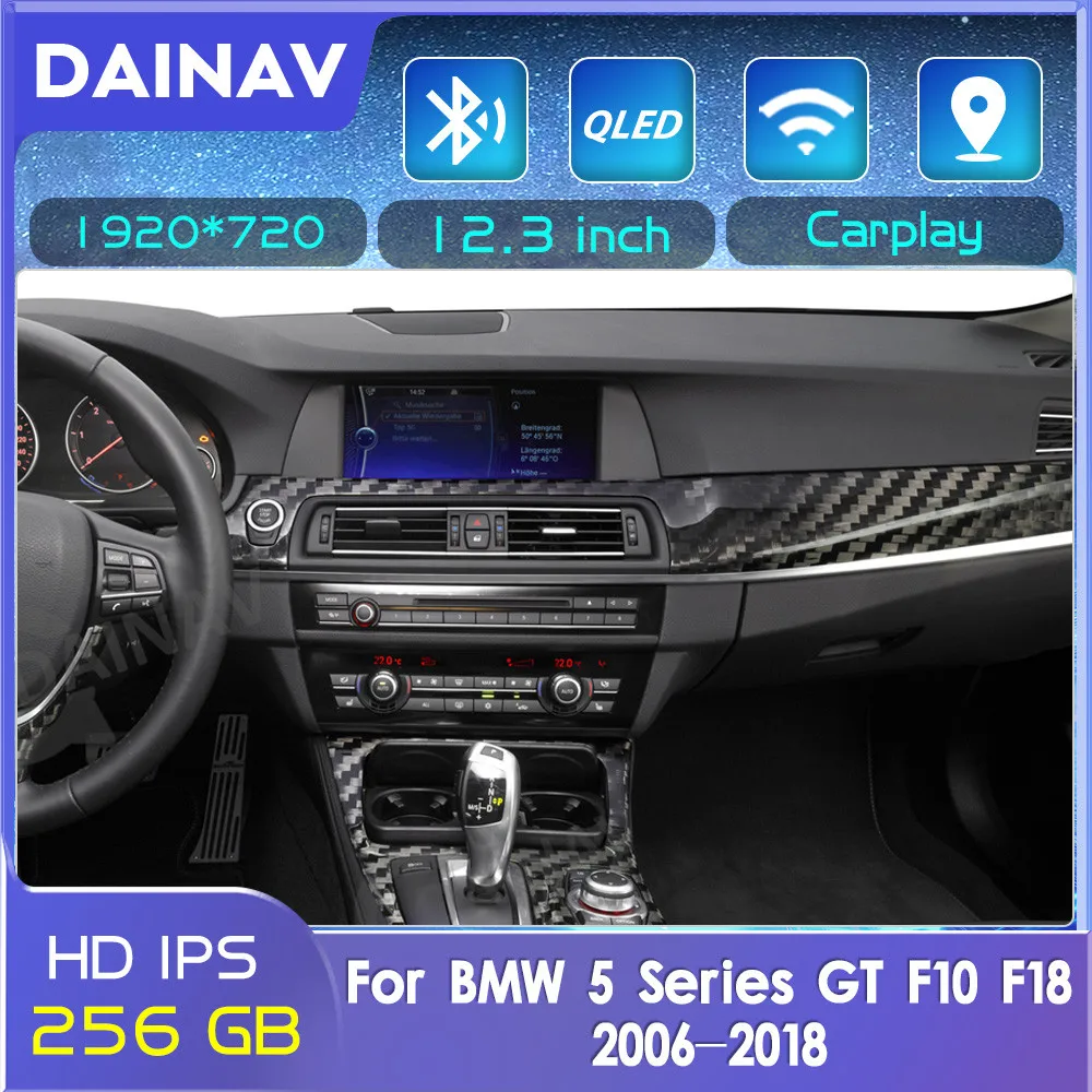 

Автомобильный радиоприемник на Android 10,0 для BMW 5 серии GT F10 F18 2006-2018 CCC CIC NBT 8 ядер 4G Wifi автомобильное аудио GPS-навигация