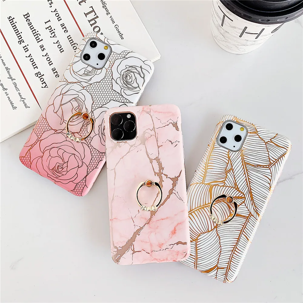 Роскошный Матовый мраморный чехол для телефона Samsung Galaxy S20 S10 S8 S9 Plus Ultra S10E мягкий