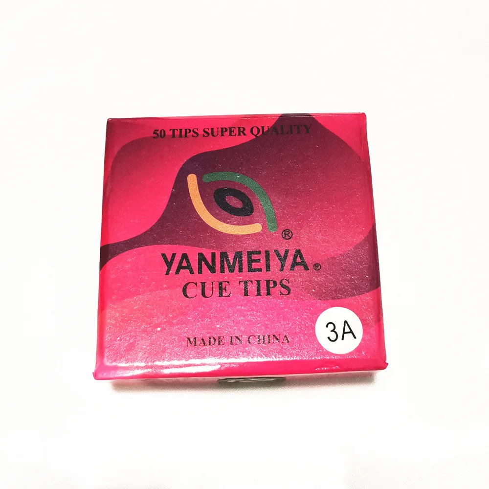 

3A 50pcs 10.5mm Billiard Snooker Cue Stick Tip Cue Tips M Hardness Billiard Cue Accessories