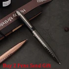Лидер продаж, Мужская металлическая шариковая ручка в деловом стиле, лучшее качество, Офисная ручка для письма в деловом стиле, купите 2 ручки, отправьте подарок